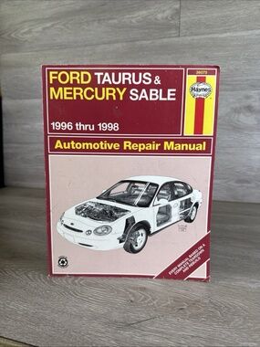 Ford Taurus And Mercury Sable Automotive Repair Manual 1996 Through 1998 (13)